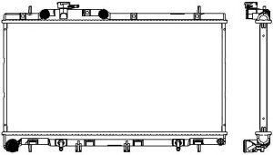 Купить запчасть SAKURA - 34211020 Радиатор сист. охл. Sakura 3421-1020