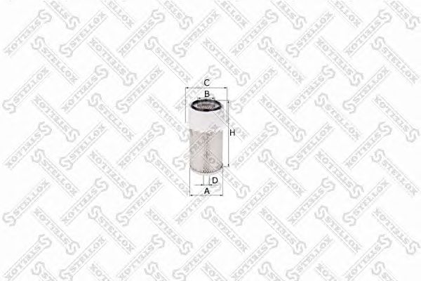 Купить запчасть STELLOX - 8121043SX 81-21043-SX Воздушный фильтр наружный
