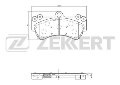 Купить запчасть ZEKKERT - BS2449 Колодки торм. диск. передн. BS-2449