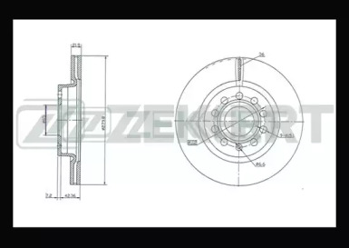 Купить запчасть ZEKKERT - BS5041 Диск торм. перед. BS-5041