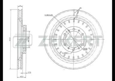 Купить запчасть ZEKKERT - BS5138 Диск торм. перед. BS-5138