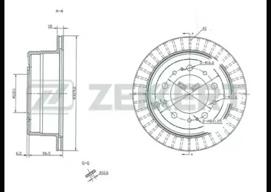 Купить запчасть ZEKKERT - BS5242 Диск торм. зад. BS-5242