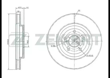 Купить запчасть ZEKKERT - BS5402 Диск торм. перед. BS-5402