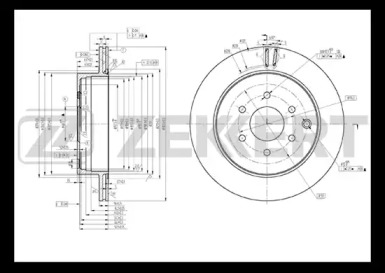 Купить запчасть ZEKKERT - BS5470 Диск торм. зад. BS-5470
