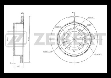 Купить запчасть ZEKKERT - BS5826 Диск торм. зад. BS-5826
