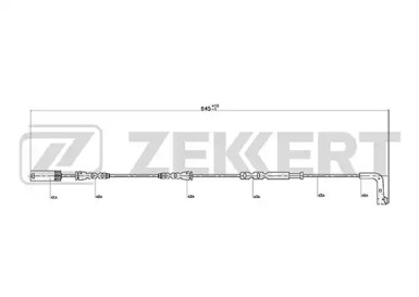 Купить запчасть ZEKKERT - BS8033 Датчик износа тормозных колодок BS-8033
