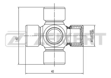 Купить запчасть ZEKKERT - KG1038 Крестовина рулевого вала KG-1038