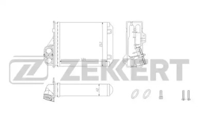Купить запчасть ZEKKERT - MK5040 Радиатор отопителя салона MK-5040