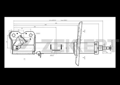 Купить запчасть ZEKKERT - SG6258 Амортизатор SG-6258 газ. прав. передн. подв.