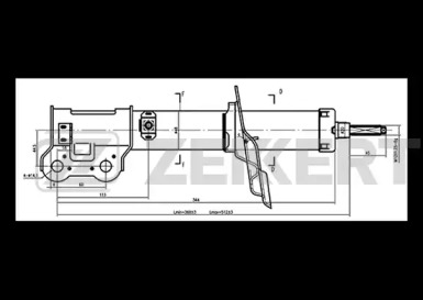 Купить запчасть ZEKKERT - SG6299 Амортизатор SG-6299 газ. прав. передн. подв.