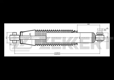 Купить запчасть ZEKKERT - SG6311 Амортизатор SG-6311 газ. задн. подв.