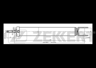 Купить запчасть ZEKKERT - SG6333 Амортизатор SG-6333 газ. задн. подв.