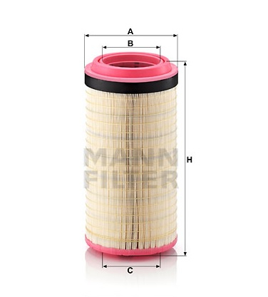 Купить запчасть MANN-FILTER - C23800 5501 661181 Фильтр воздушный (наружный)