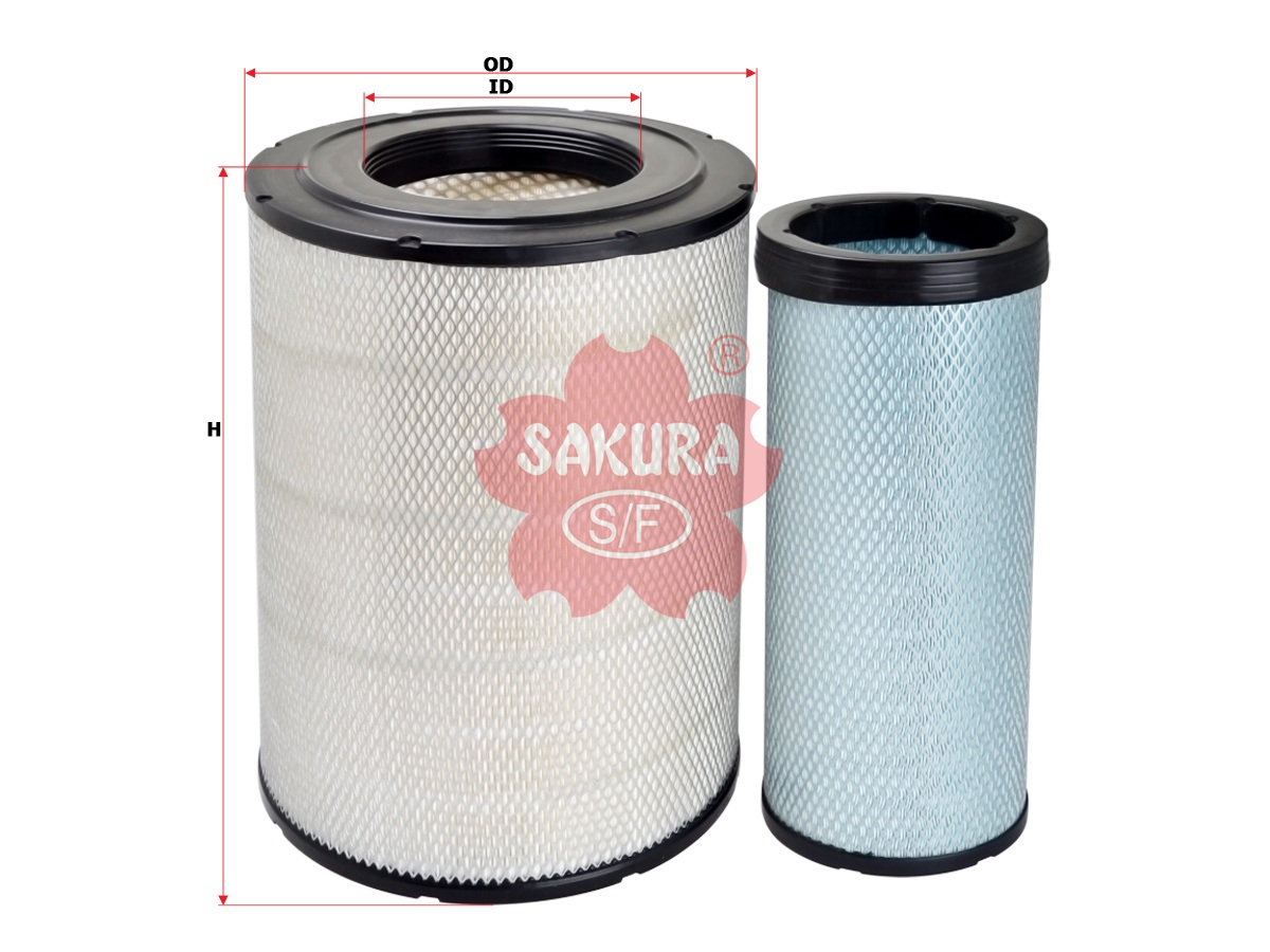 Купить запчасть SAKURA - A6024S Фильтр воздушный Sakura A6024S