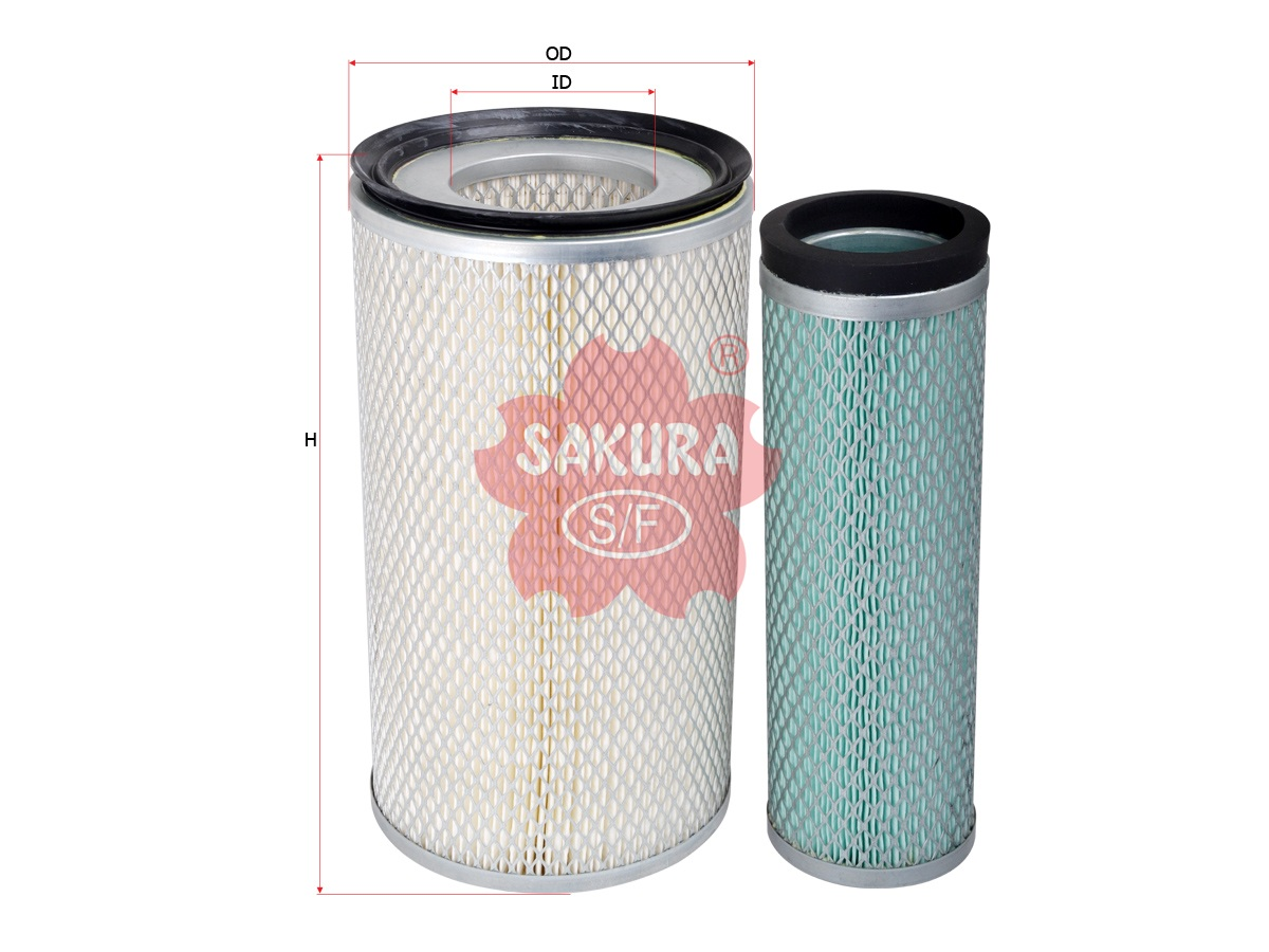 Купить запчасть SAKURA - A5542S Фильтр воздушный Sakura A5542S