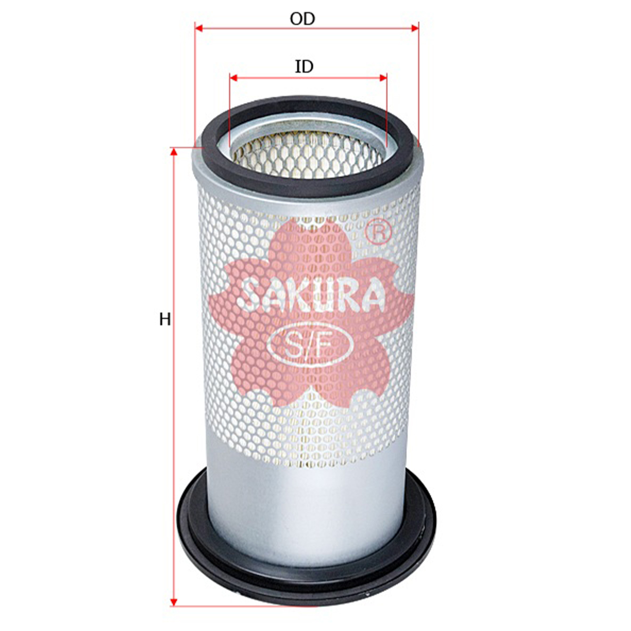 Купить запчасть SAKURA - A2702 A2702 Фильтр воздушный