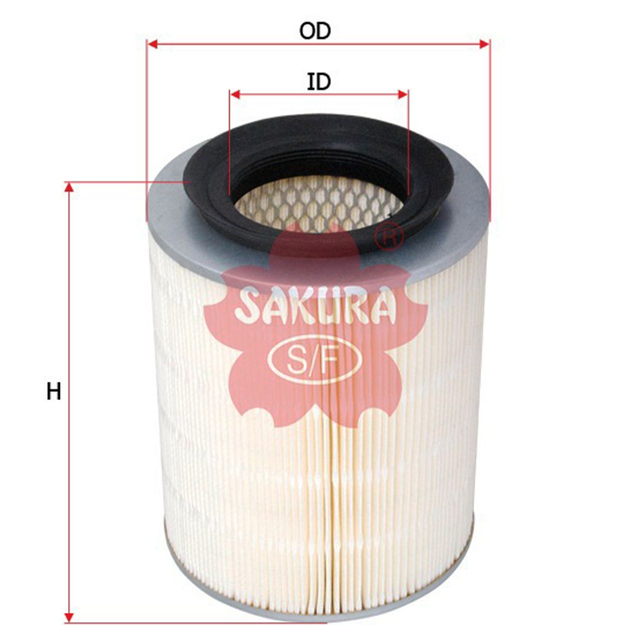 Купить запчасть SAKURA - A1039 A1039 Воздушный фильтр Sakura