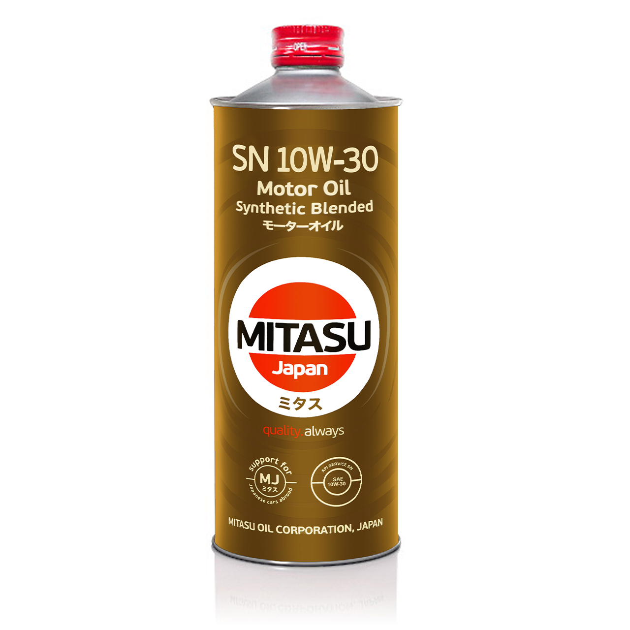 Купить запчасть MITASU - MJ1211 Масло моторное MITASU SN 10w30 1л п/синтетическое для бензиновых двигателей MJ121 (1/20) Япония