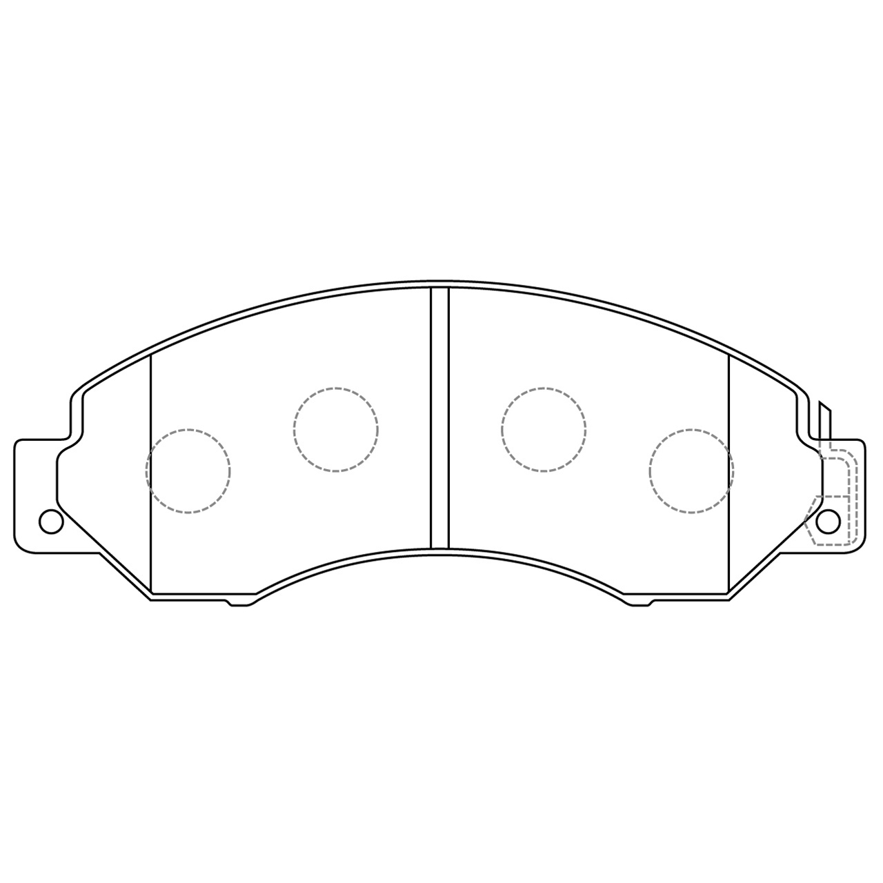 Купить запчасть NIBK - PN2368 PN2368 Тормозные колодки дисковые NiBK