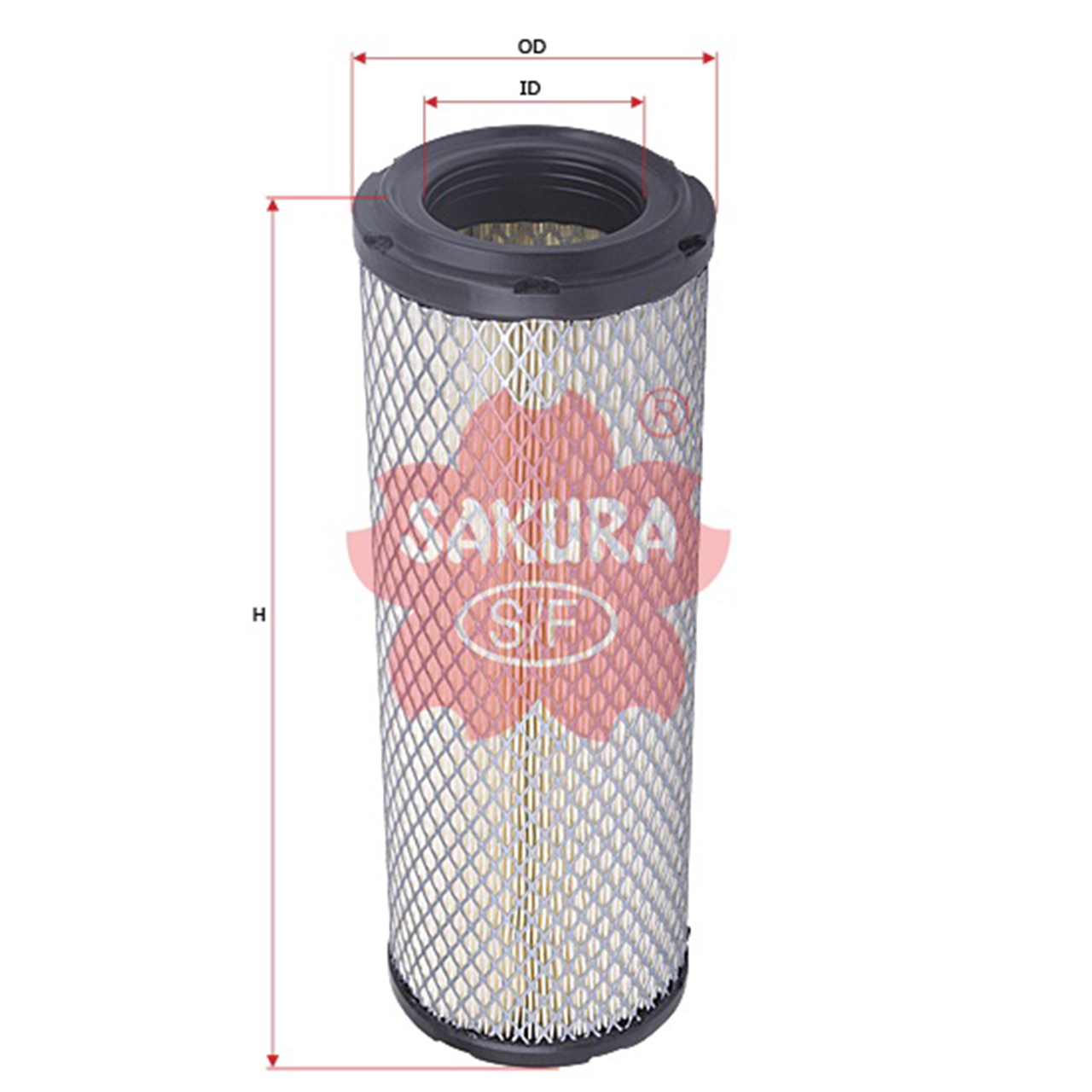 Купить запчасть SAKURA - A7002 A7002 Фильтр воздушный