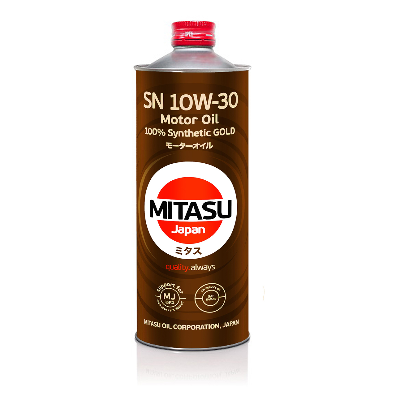Купить запчасть MITASU - MJ1051 Масло моторное MITASU GOLD SN GF-5 10w30 1л синтетика для бензиновых двигателей MJ105 (1/20) Япония