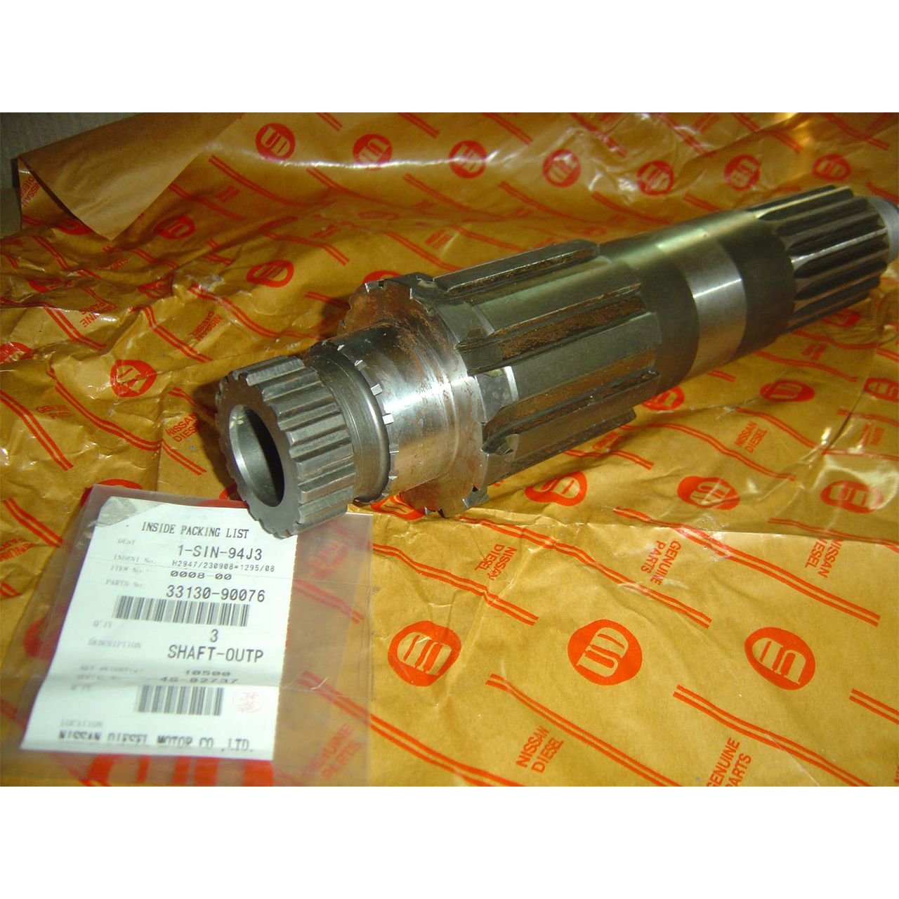 Купить запчасть NISSAN UD - 3313090076 33130-90076 Выводной вал