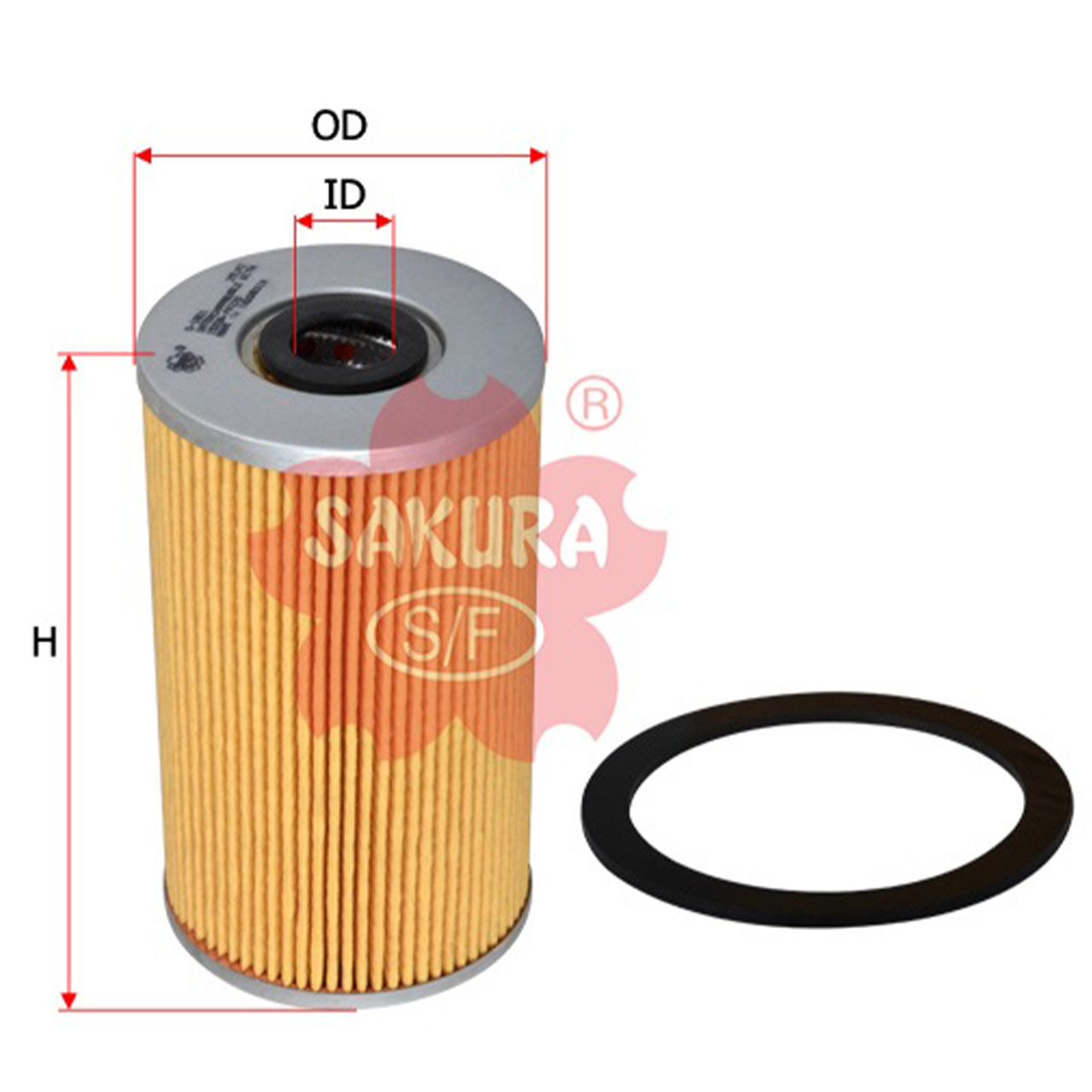 Купить запчасть SAKURA - O1801 O1801 Фильтр масляный (элемент)