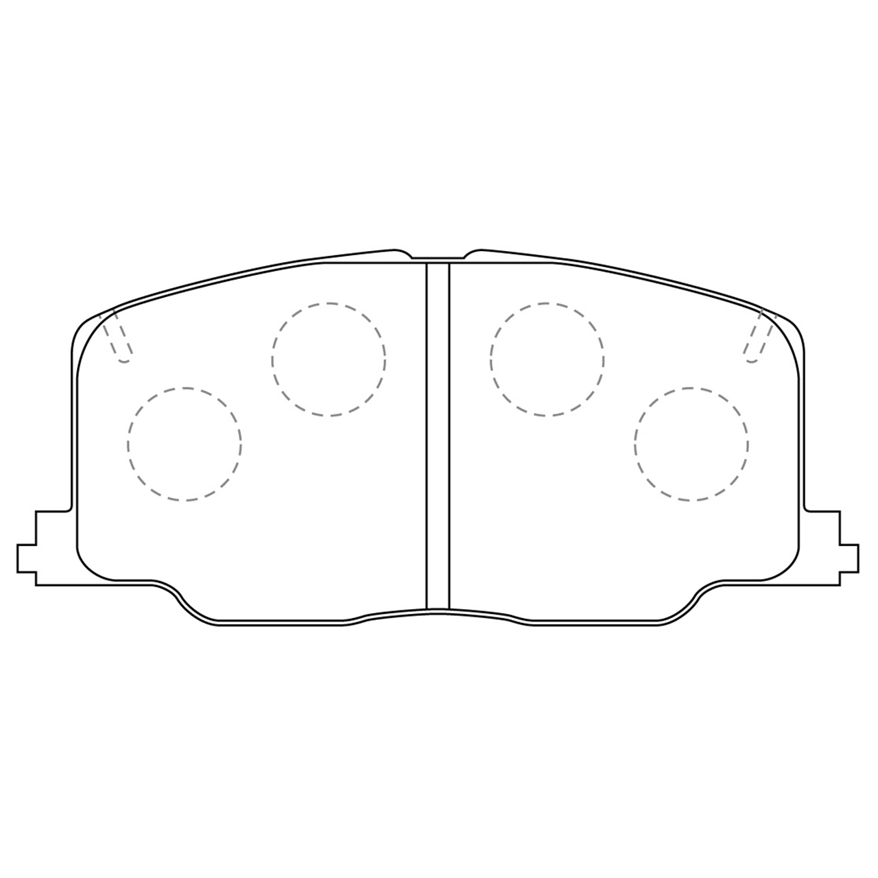 Купить запчасть NIBK - PN1281 PN1281 Тормозные колодки дисковые NiBK