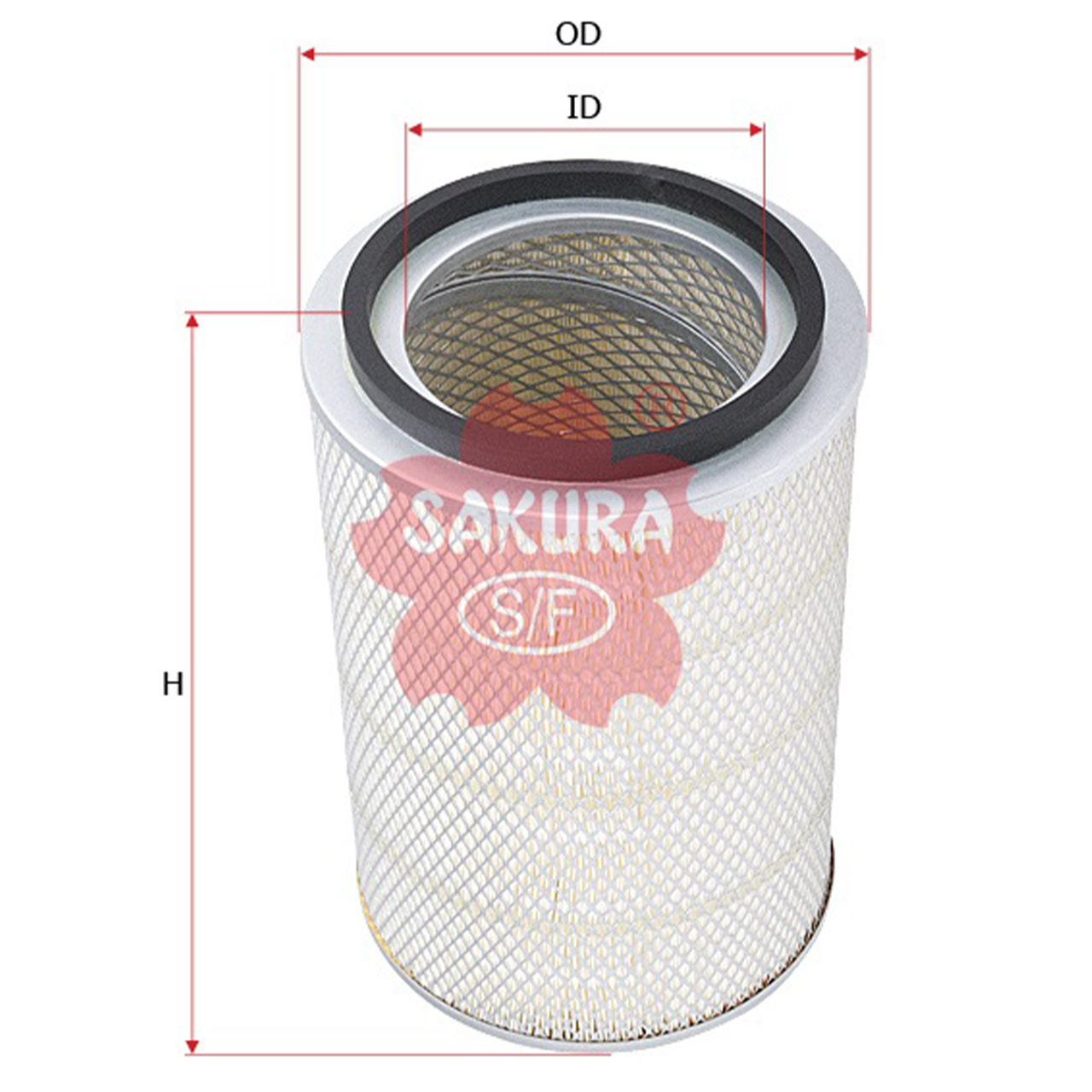 Купить запчасть SAKURA - A1306 A1306 Воздушный фильтр