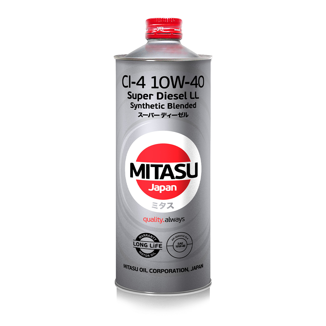 Купить запчасть MITASU - MJ2221 Масло моторное MITASU CI-4 10w40 1л п/синтетическое для дизельных двигателей MJ222 (1/20) Япония