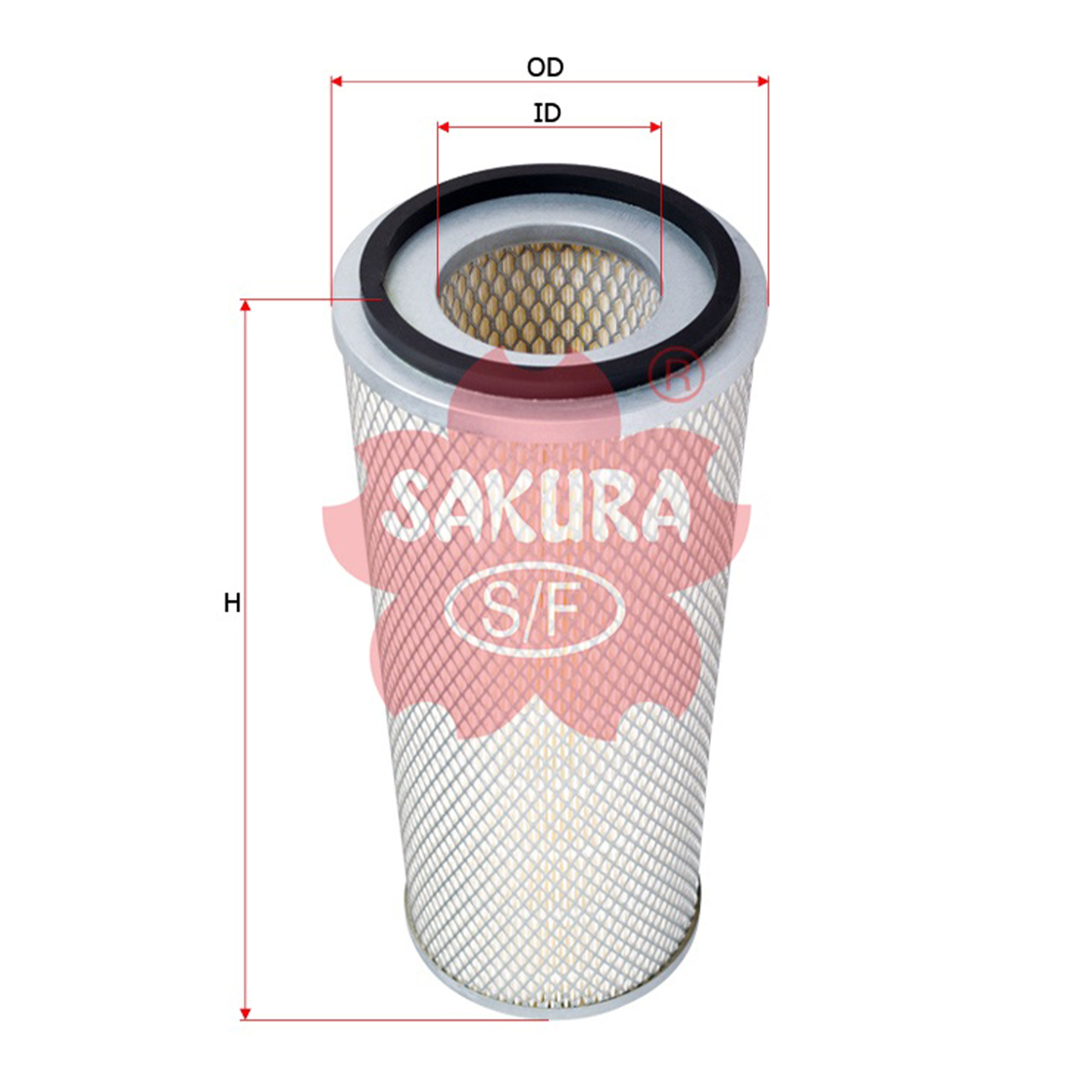 Купить запчасть SAKURA - A5007 A5007 Воздушный фильтр