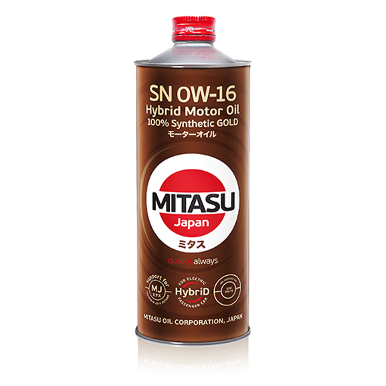 Купить запчасть MITASU - MJ1061 Масло моторное MITASU GOLD HYBRID SN 0w16 1л синтетика для бензиновых двигателей MJ106 (1/20) Япония