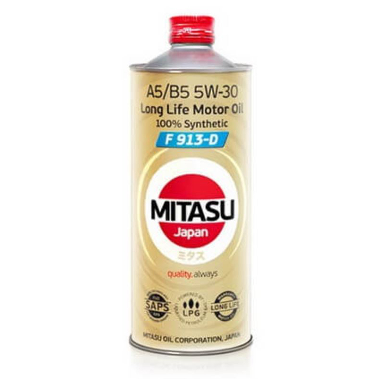 Купить запчасть MITASU - MJF111 Масло моторное MITASU SPECIAL F SL/CF, A5/B5, A1/B1 5w30 1л синтетическое MJ-F11 (1/20) Япония
