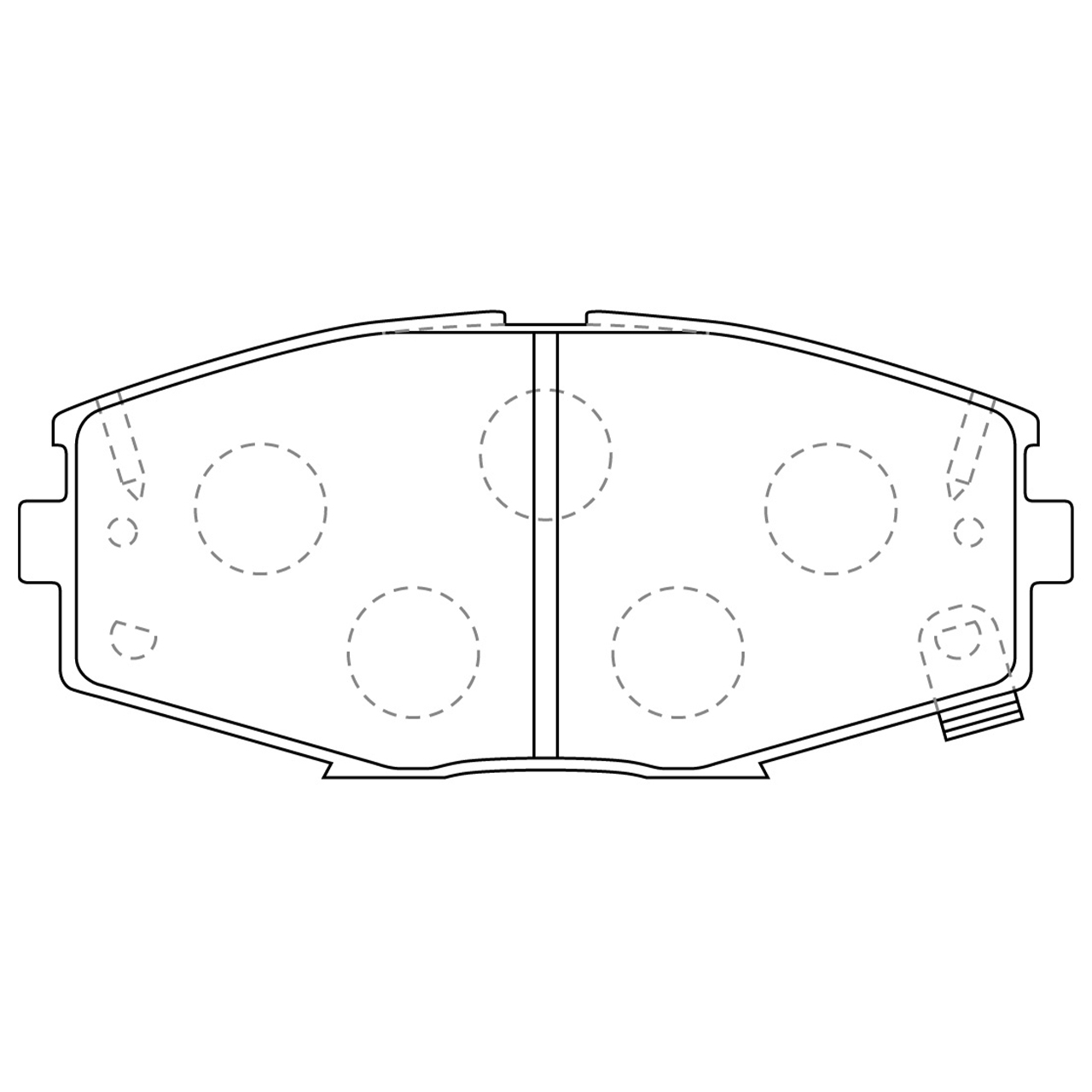 Купить запчасть NIBK - PN1141 PN1141 Тормозные колодки дисковые NiBK