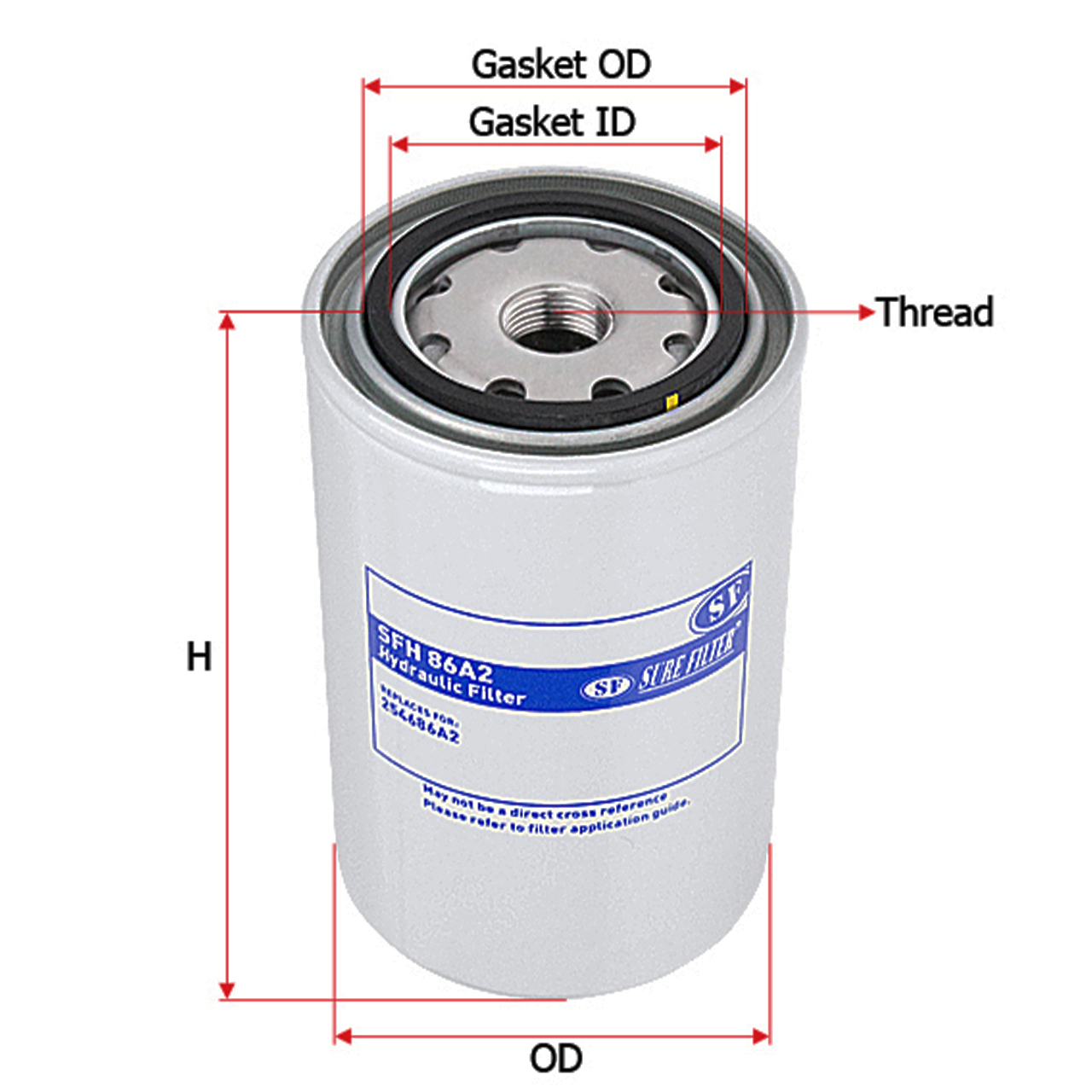 Купить запчасть SURE FILTER - SFH86A2 SFH86A2 Фильтр трансмиссии