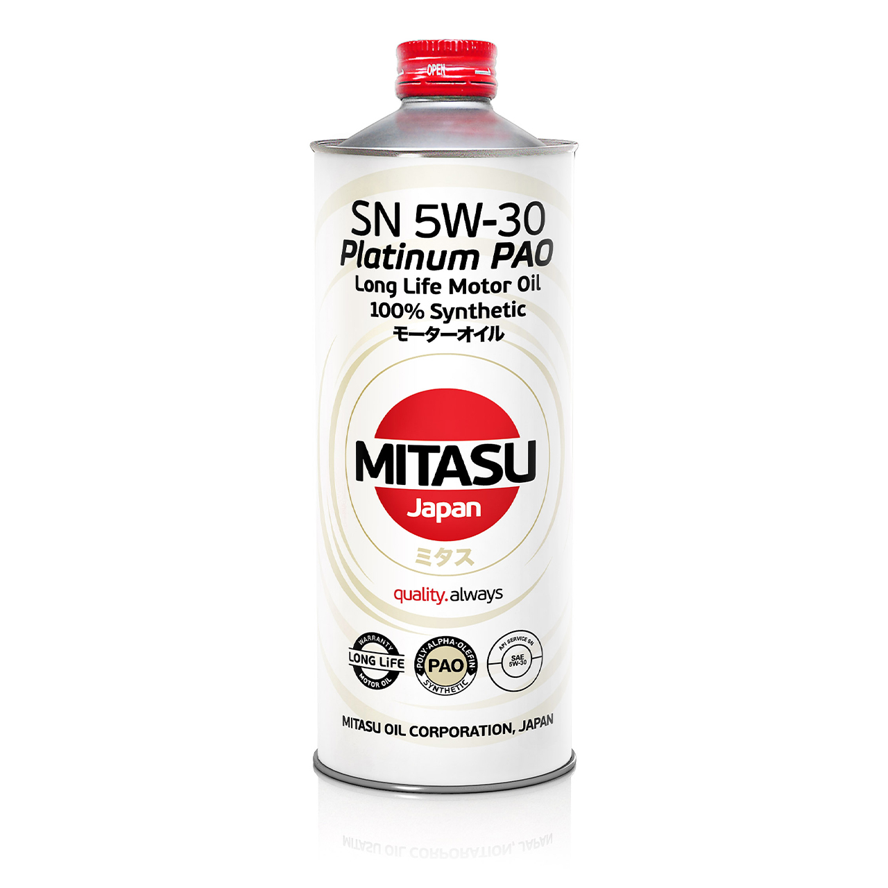 Купить запчасть MITASU - MJ1111 Масло моторное MITASU SN 5w30 1л синтетическое для бензиновых двигателей MJ111 (1/20) Япония