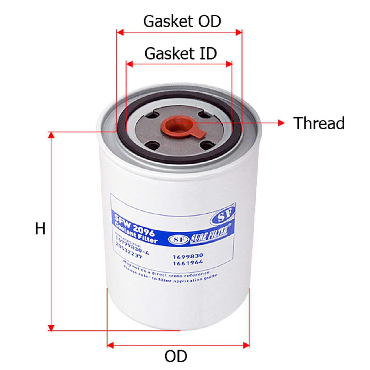Купить SURE FILTER SFW2096 SFW2096 Фильтр антикоррозионный
