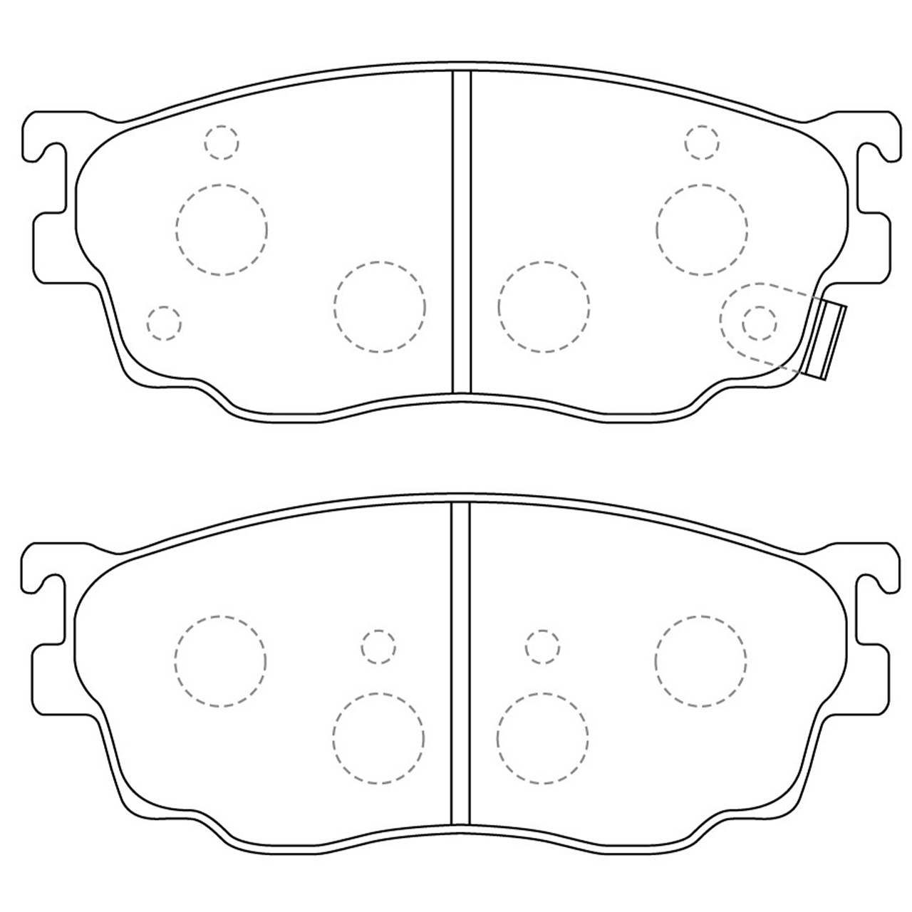 Купить запчасть NIBK - PN5418 PN5418 Тормозные колодки дисковые NiBK