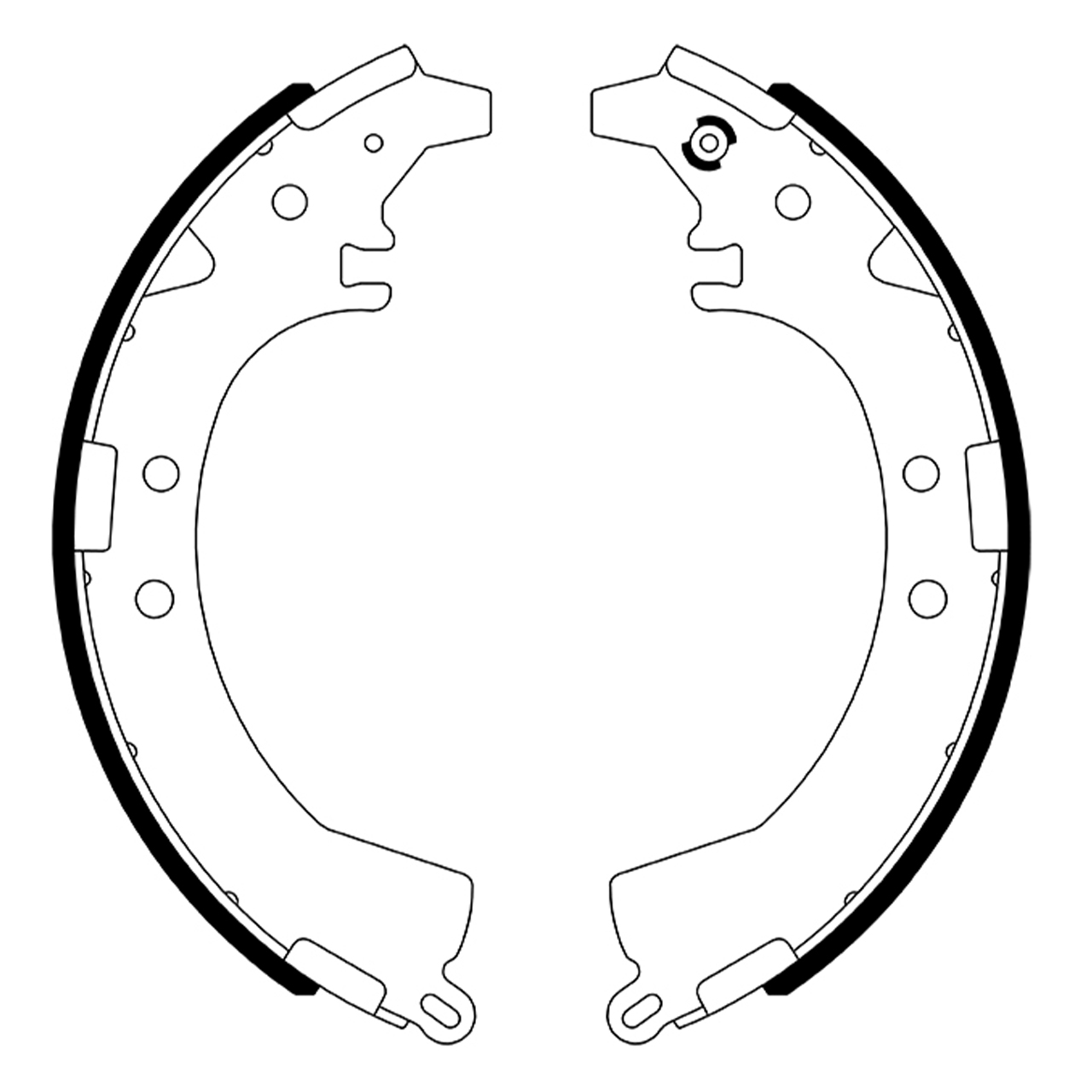 Купить запчасть NIBK - FN2312 FN2312 Тормозные колодки барабанные NiBK