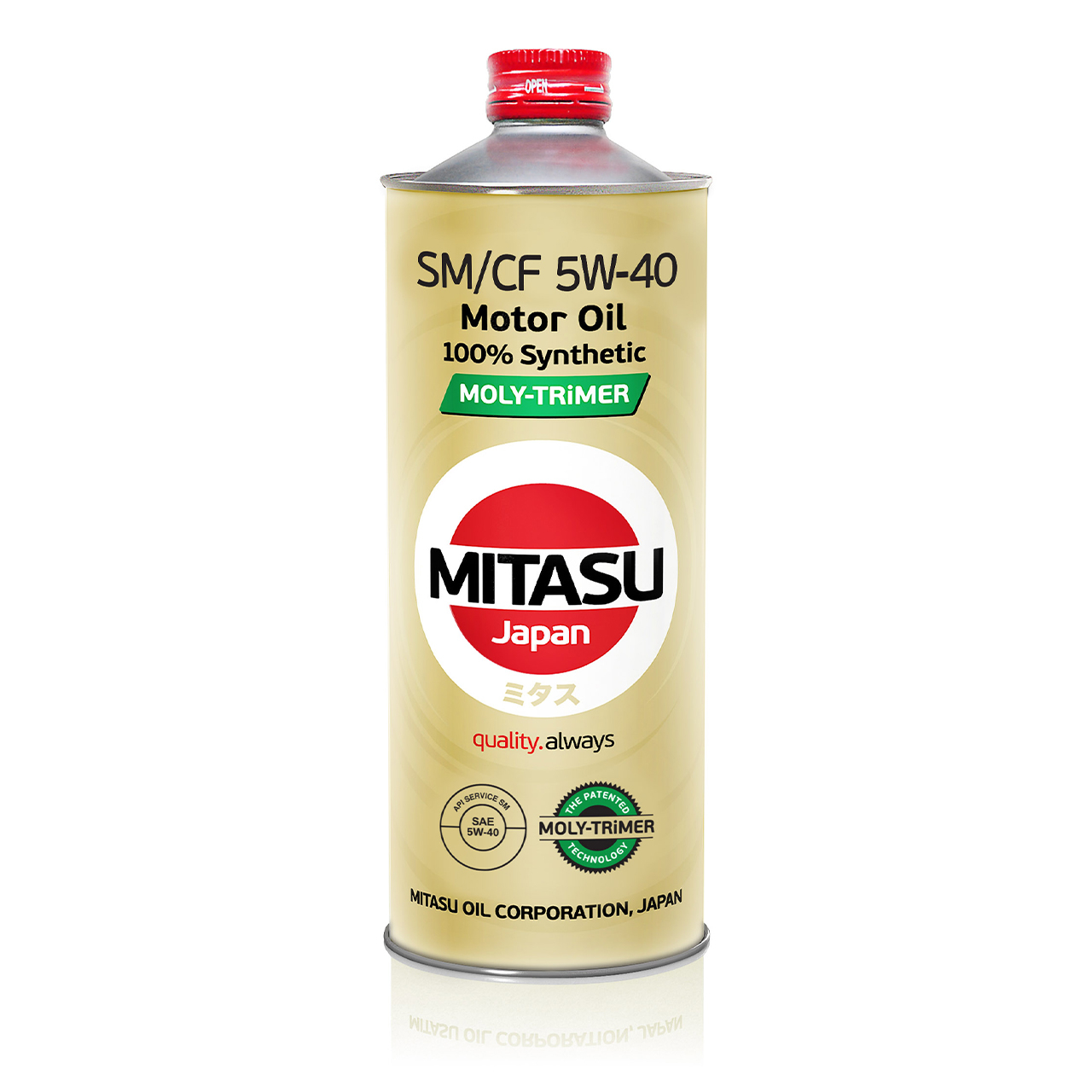 Купить запчасть MITASU - MJM121 Масло моторное MITASU SM M-T 5w40 1л синтетическое для бензиновых двигателей MJM12 (1/20) Япония