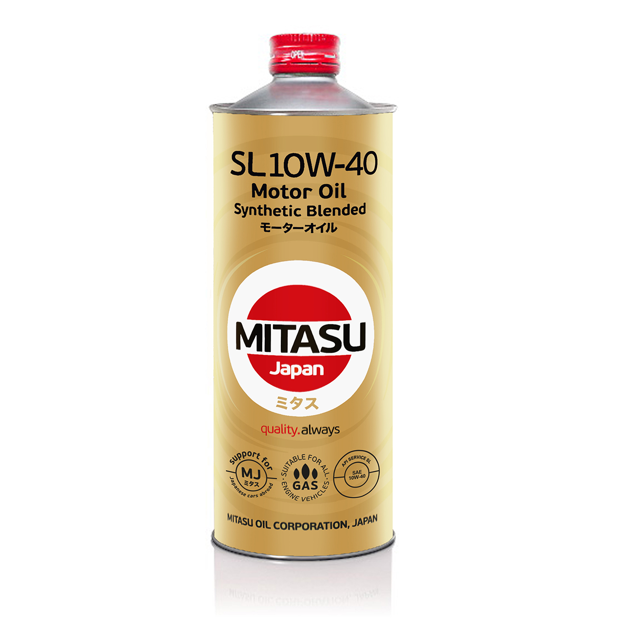 Купить запчасть MITASU - MJ1241 Масло моторное MITASU SL 10w40 1л п/синтетическое для бензиновых двигателей MJ124 (1/20) Япония
