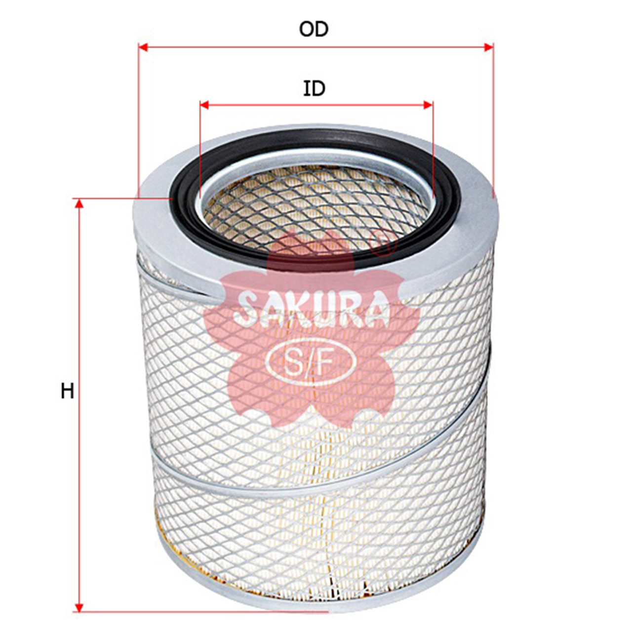 Купить запчасть SAKURA - A1711 A1711 Воздушный фильтр