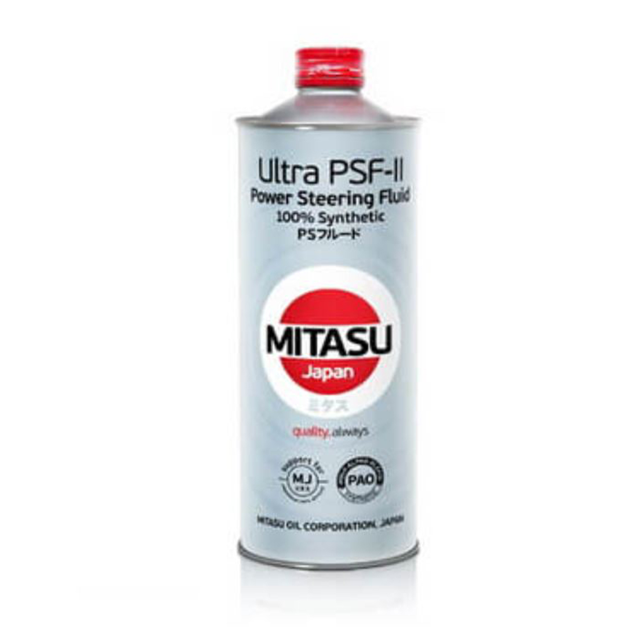 Купить запчасть MITASU - MJ5111 Жидкость для АКПП MITASU ULTRA PSF-II 100% Synthetic 1л MJ511  (1/20) Япония