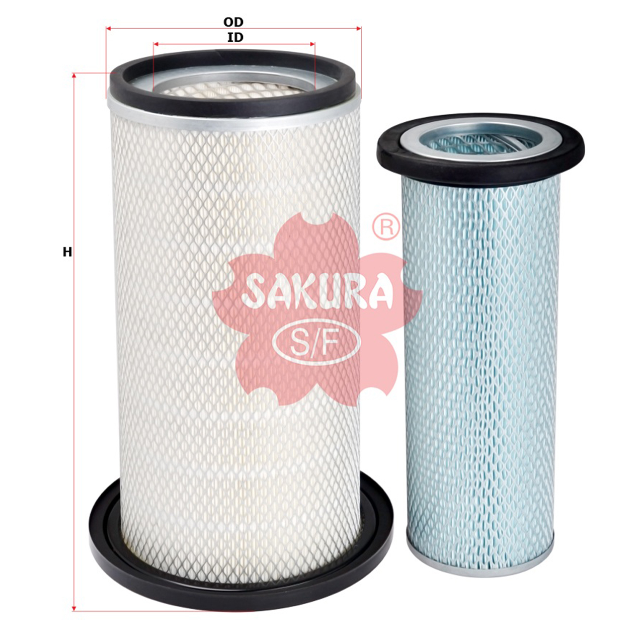 Купить запчасть SAKURA - A5663S Фильтр воздушный Sakura A5663S
