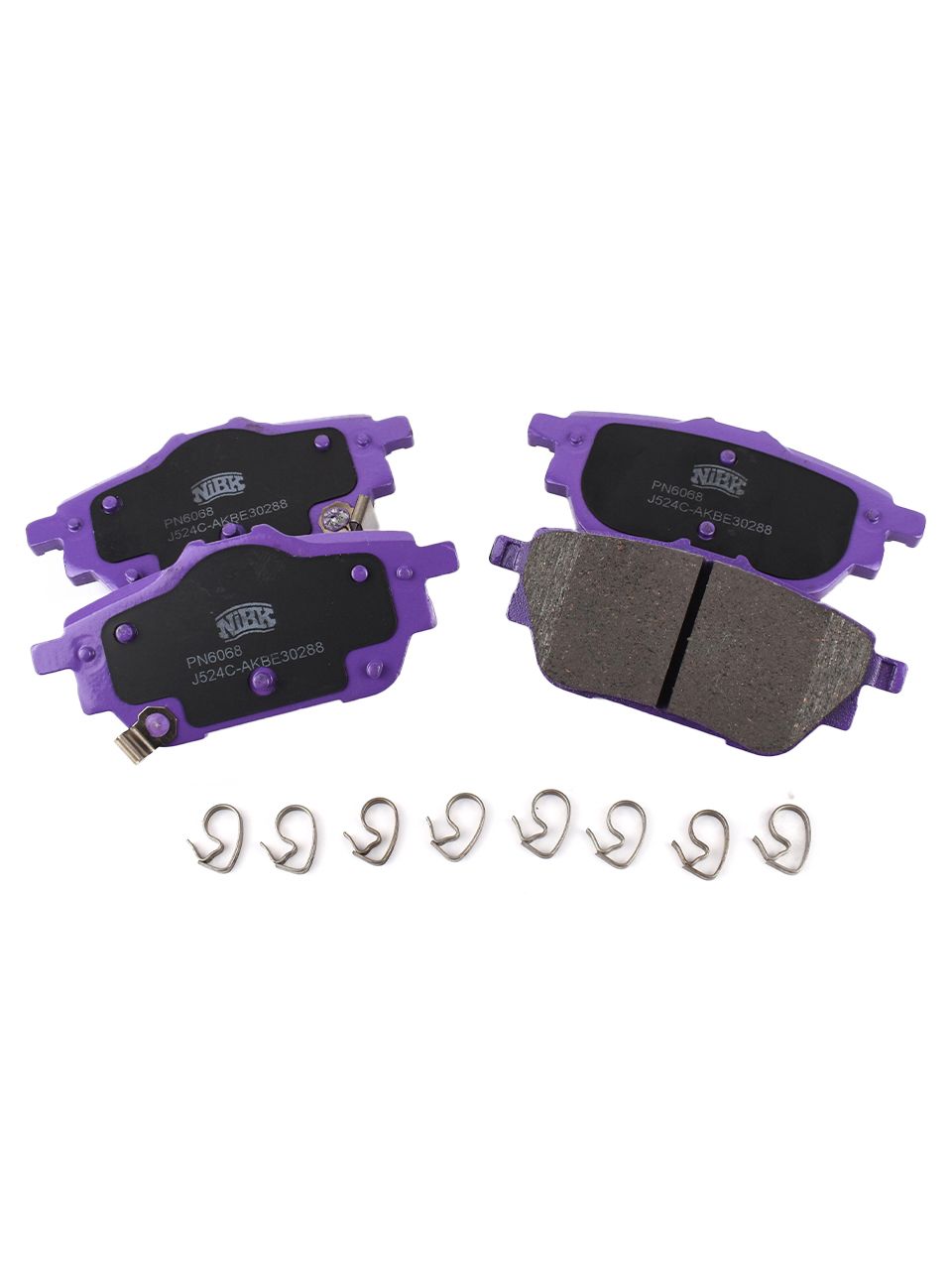 Купить NiBK PN6068 PN6068 Тормозные колодки дисковые NiBK