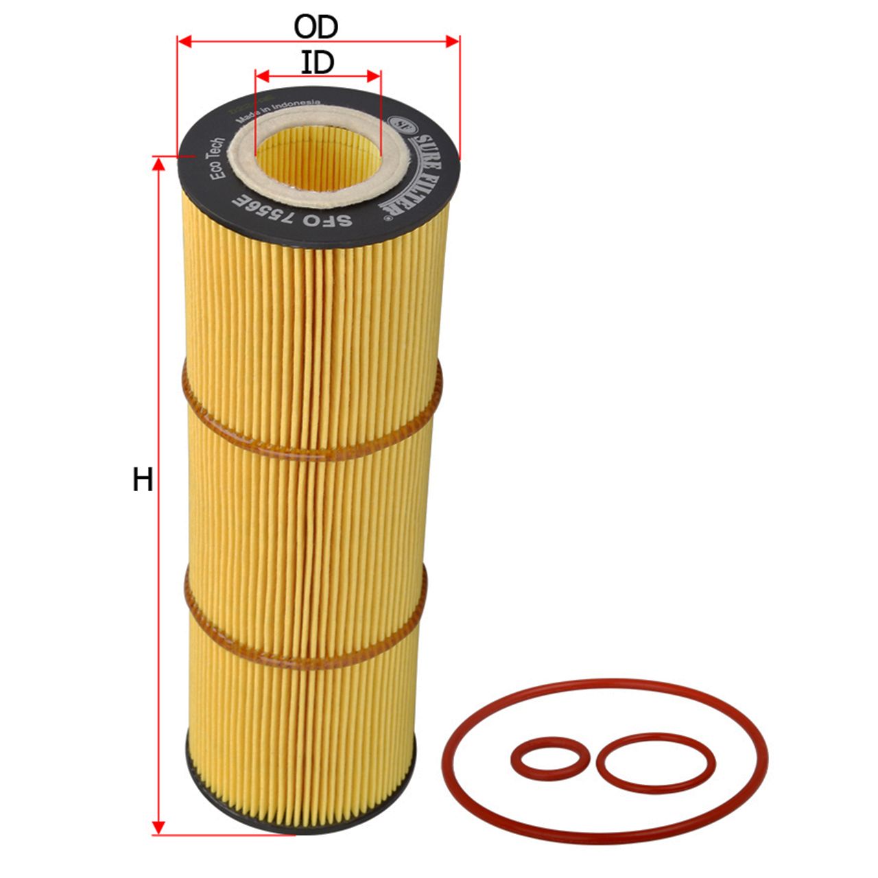 Купить запчасть SURE FILTER - SFO7556E SFO7556E Фильтр масляный (элемент)