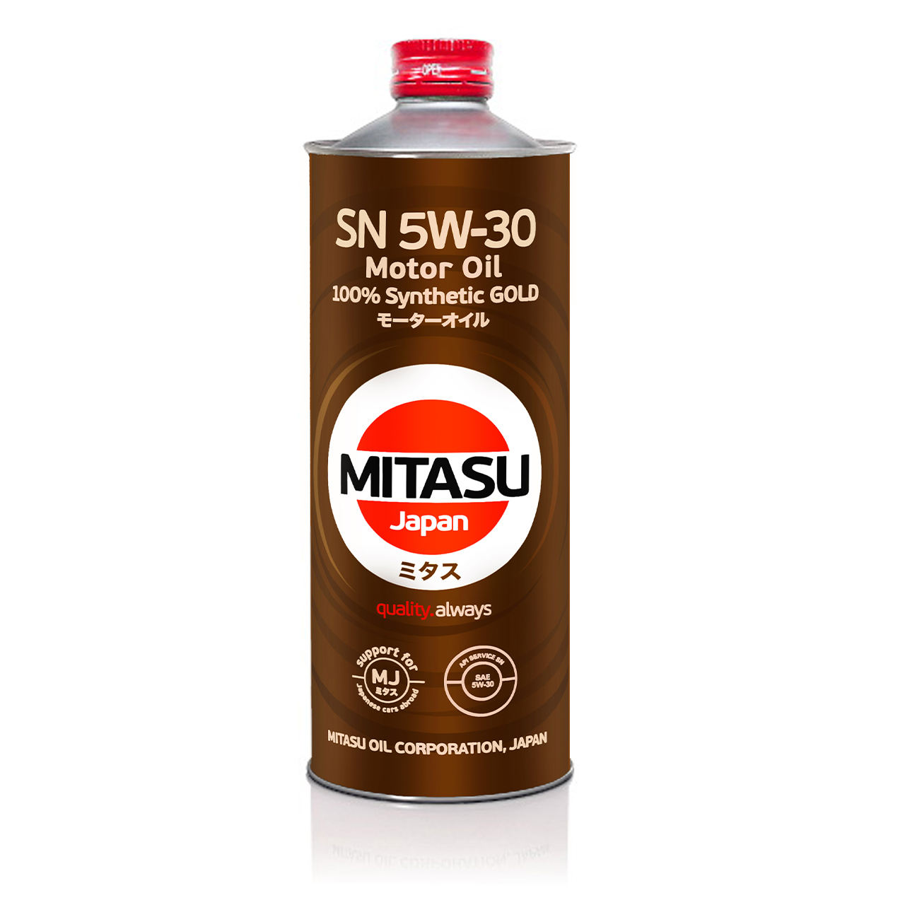 Купить запчасть MITASU - MJ1011 Масло моторное MITASU GOLD SN 5w30 1л синтетическое для бензиновых двигателей MJ101 (1/20) Япония