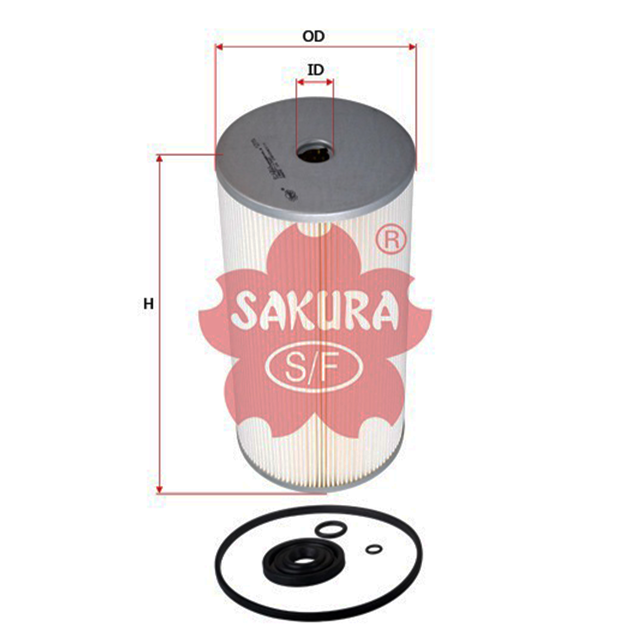 Купить запчасть SAKURA - O1311 O1311 Фильтр масляный (элемент)