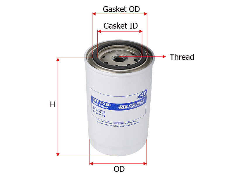 Купить запчасть SURE FILTER - SFF0320 Фильтр топл. Sure Filter SFF0320