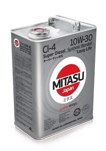 Купить запчасть MITASU - MJ2214 Масло моторное MITASU SUPER LL CI-4 10w30 4л п/синтетика для дизельных двигателей MJ221 (1/6) Япония